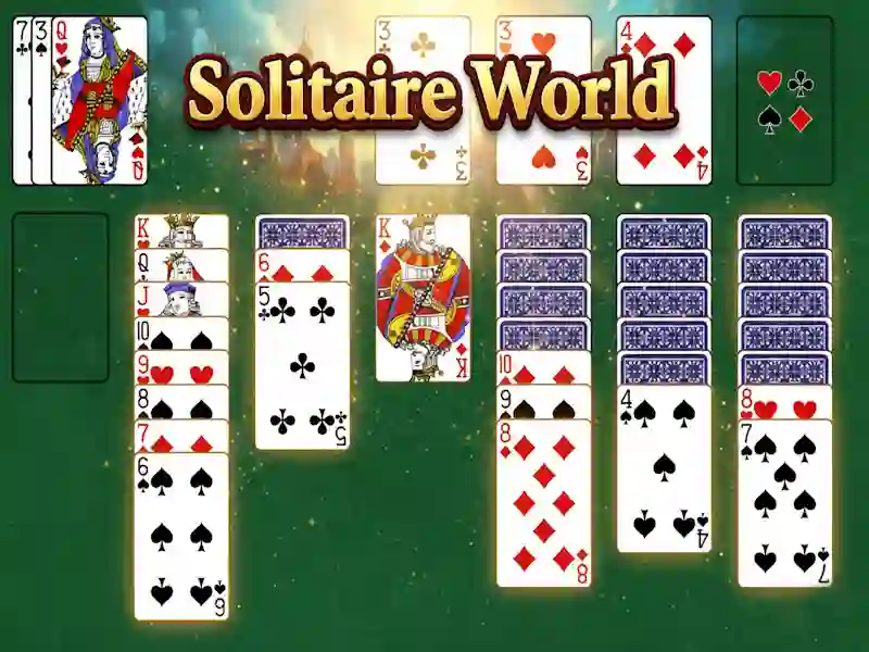 Mchezo Solitaire World online