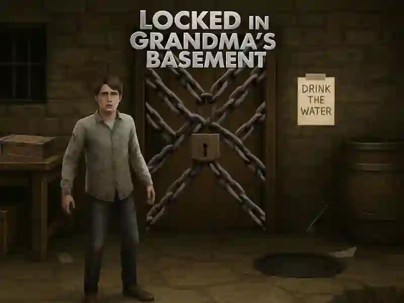 Mchezo Imefungwa katika basement ya Bibi online