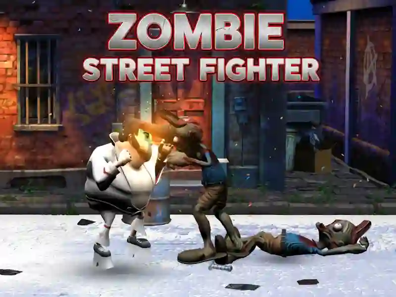 Mchezo Zombie Street Fighter online