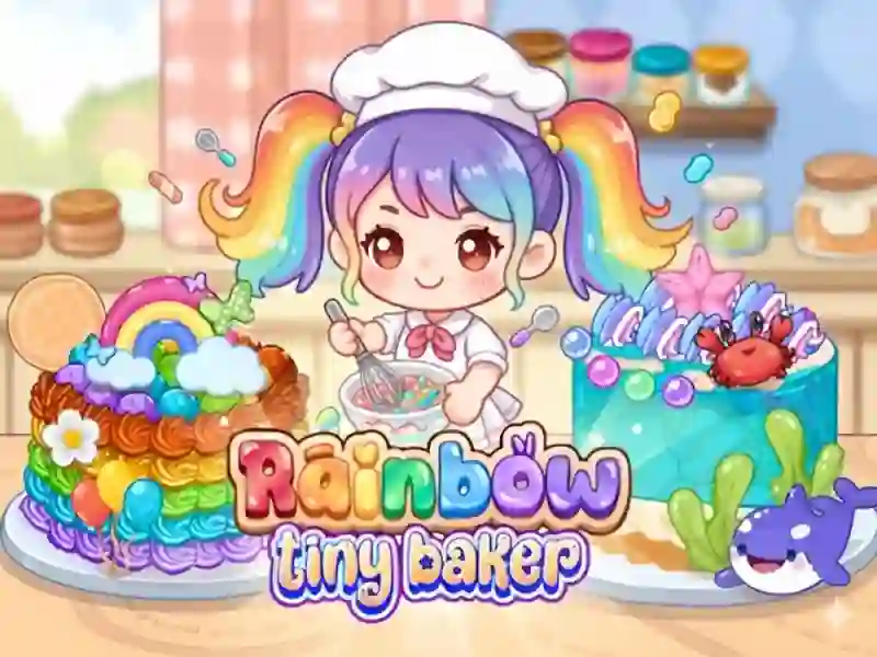 Mchezo Rainbow Tiny Baker online