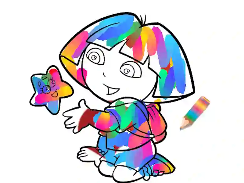 Mchezo Msichana wa Jungle: kurasa za kuchorea online