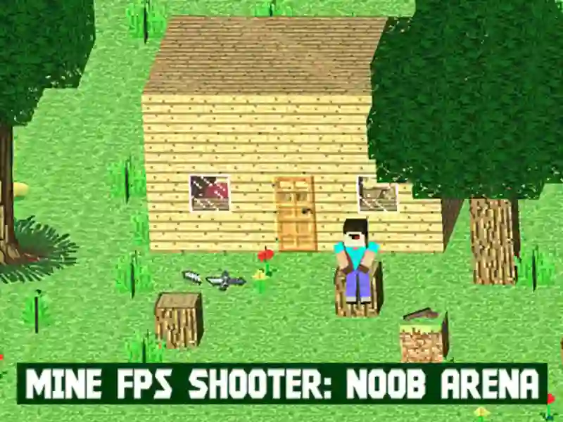 Mchezo Mgodi FPS Shooter: Noob Arena online