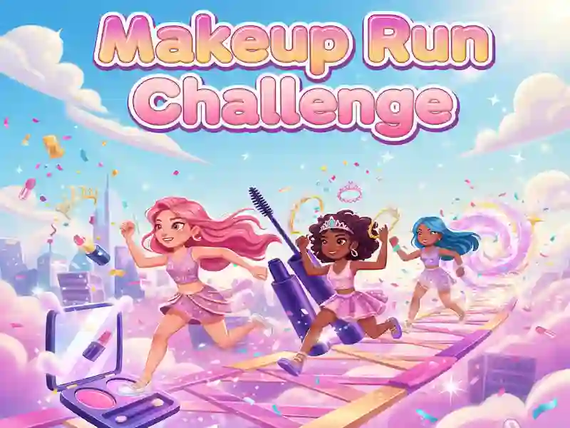 Mchezo Makeup Run Challenge online