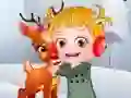 Mchezo Baby Hazel. Msurprise wa reindeer online