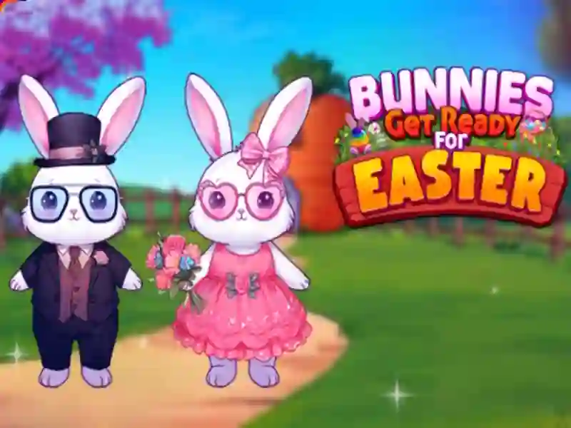 Mchezo Bunnies Jitayarishe kwa Pasaka online Mchezo Bunnies Jitayarishe kwa Pasaka online