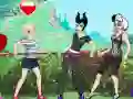 Mchezo Princess Vs. Wabaya Tug-of-war online