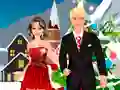 Mchezo Date ya Krismasi na Barbie na Ken online Mchezo Date ya Krismasi na Barbie na Ken online