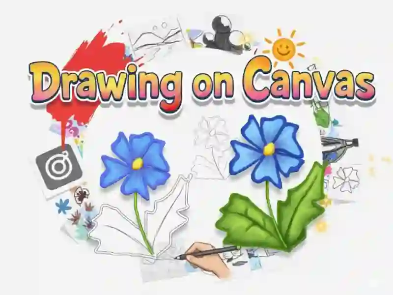 Mchezo Kuchora kwenye turubai online