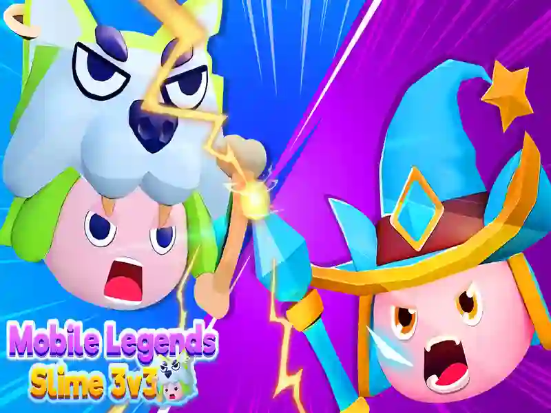 Mchezo Hadithi za rununu Slime 3v3 online