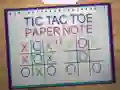 Mchezo Tic Tac Toe Karatasi Kumbukumbu 2 online