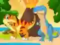 Mchezo Dino Puzzle online