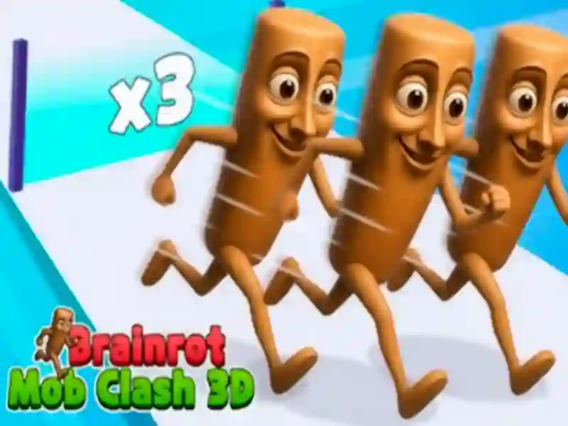 Mchezo Brainrot Mob Clash 3D online