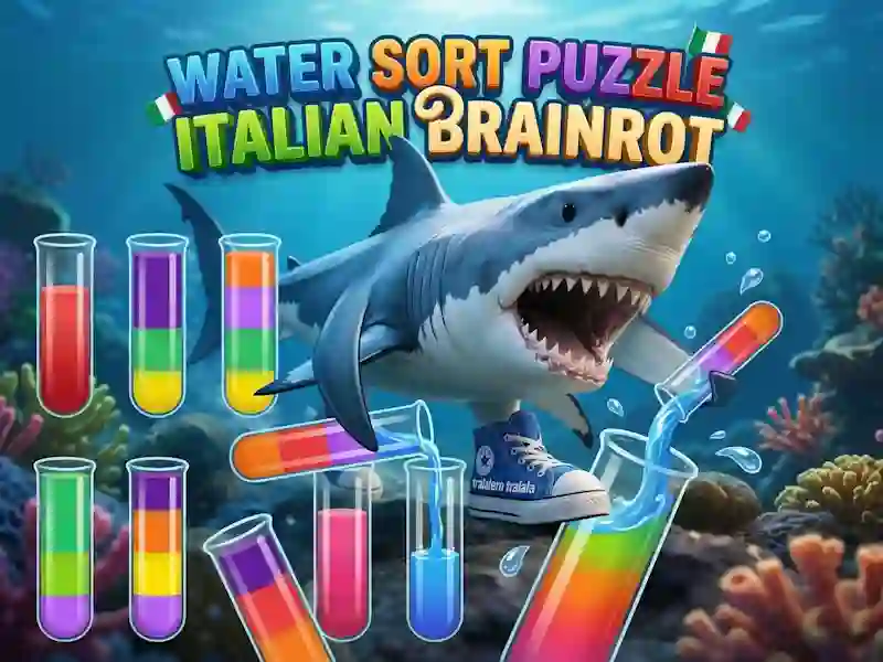 Mchezo Water Sort Puzzle Italian Brainrot online