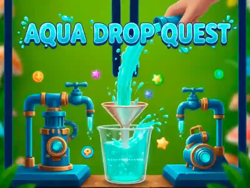 Mchezo Jaribio la Aqua Drop online