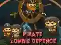 Mchezo Ulinzi wa Zombie wa Pirate online Mchezo Ulinzi wa Zombie wa Pirate online