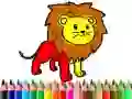 Mchezo Rudi Shuleni: Kitabu cha Kuchora Simba online Mchezo Rudi Shuleni: Kitabu cha Kuchora Simba online