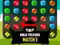 Mchezo Ninja Hazina Mechi 3 online Mchezo Ninja Hazina Mechi 3 online