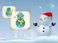 Mchezo Kuchora Snowman Mwenye Furaha online