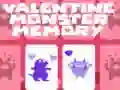 Mchezo Kumbukumbu ya Monster ya Siku ya Wapendanao online Mchezo Kumbukumbu ya Monster ya Siku ya Wapendanao online