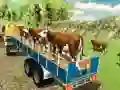 Mchezo Usafirishaji wa Lori la Wanyama wa Offroad online Mchezo Usafirishaji wa Lori la Wanyama wa Offroad online