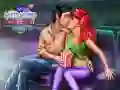 Mchezo Flirta katika Sinema ya Mrembo online