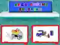 Mchezo Kuchora Malori ya Lego online Mchezo Kuchora Malori ya Lego online