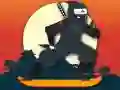 Mchezo Lava Na Ninja Skateboard online Mchezo Lava Na Ninja Skateboard online