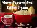 Mchezo Picha ya Popcorn na Kahawa ya Joto online