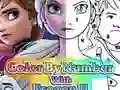Mchezo Rangi Kwa Nambari na Frozen II online