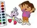 Mchezo Dora Mchunguzi Kitabu cha Rangi online
