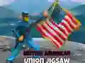 Mchezo Puzzle ya Muungano wa Uingereza na Amerika online Mchezo Puzzle ya Muungano wa Uingereza na Amerika online