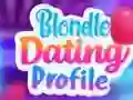 Mchezo Profil ya Date ya Blondie online Mchezo Profil ya Date ya Blondie online