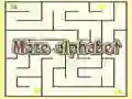 Mchezo Labirinthi la Alphabet online