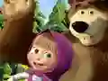 Mchezo Masha na Bear: Puzzle online Mchezo Masha na Bear: Puzzle online