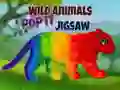 Mchezo Wanyama wa Porini Pop It Puzzle online Mchezo Wanyama wa Porini Pop It Puzzle online