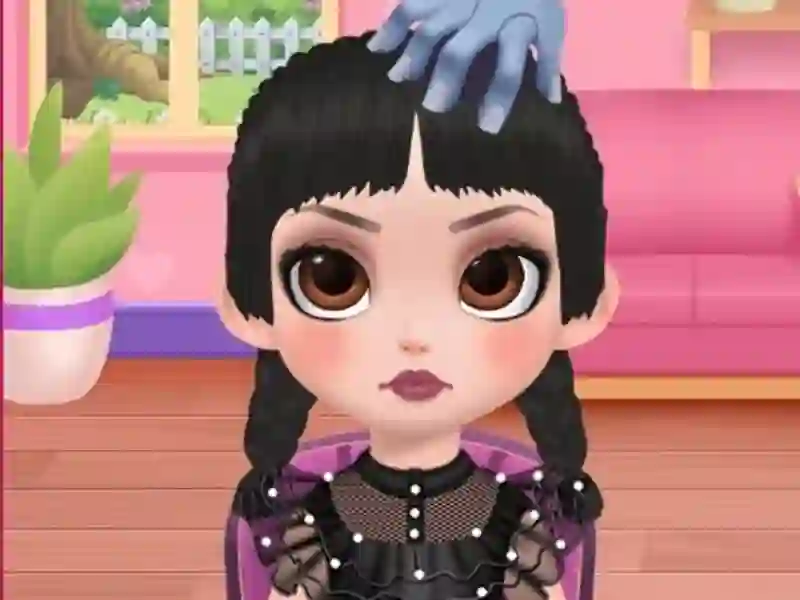 Mchezo Saluni ya nywele na mavazi ya msichana online