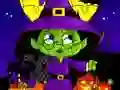 Mchezo Usiku wa manane Halloween Jigsaw  online