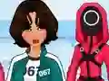 Mchezo Mizaha ya squid online Mchezo Mizaha ya squid online