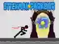 Mchezo Stickman Parkour online Mchezo Stickman Parkour online
