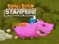 Mchezo Rhino Rush Stampede online Mchezo Rhino Rush Stampede online