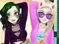 Mchezo Princeza Ella Soft dhidi ya Grunge online Mchezo Princeza Ella Soft dhidi ya Grunge online