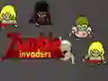 Mchezo Wavamizi wa Zombie online Mchezo Wavamizi wa Zombie online