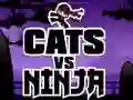 Mchezo Kittens Dhidi Ninja online Mchezo Kittens Dhidi Ninja online