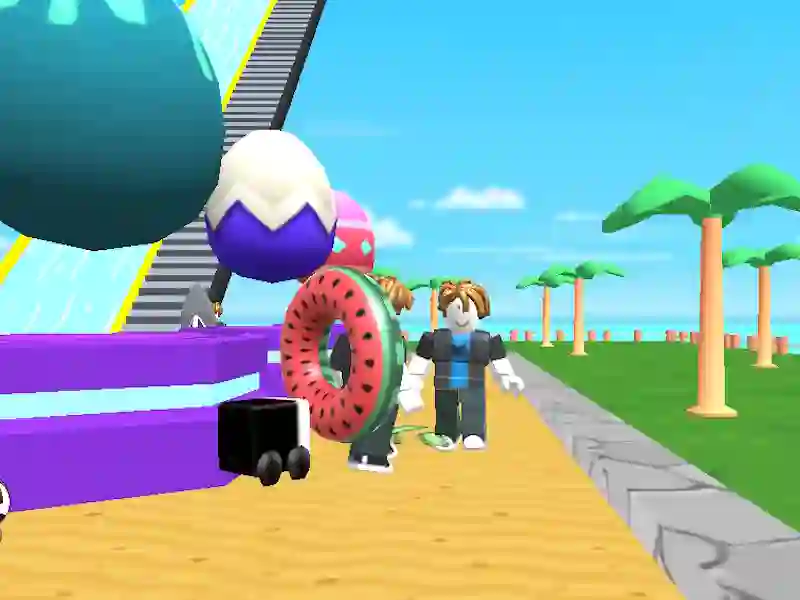 Mchezo OBBY: Kupanda na kuteleza online