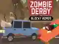 Mchezo Zombie Derby: Barabara za Vizuizi online Mchezo Zombie Derby: Barabara za Vizuizi online
