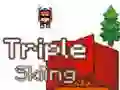 Mchezo Triple Skiing 2D online Mchezo Triple Skiing 2D online