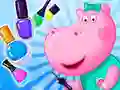 Mchezo Saluni ya Manicure ya Hippo online Mchezo Saluni ya Manicure ya Hippo online