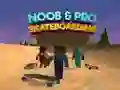 Mchezo Noob na Pro Skateboarding online