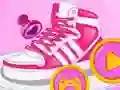 Mchezo Mbunifu wa viatu vya sneaker wa nyota wa pop online Mchezo Mbunifu wa viatu vya sneaker wa nyota wa pop online