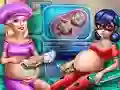 Mchezo Ukaguzi wa ujauzito wa Mama BFFs online Mchezo Ukaguzi wa ujauzito wa Mama BFFs online